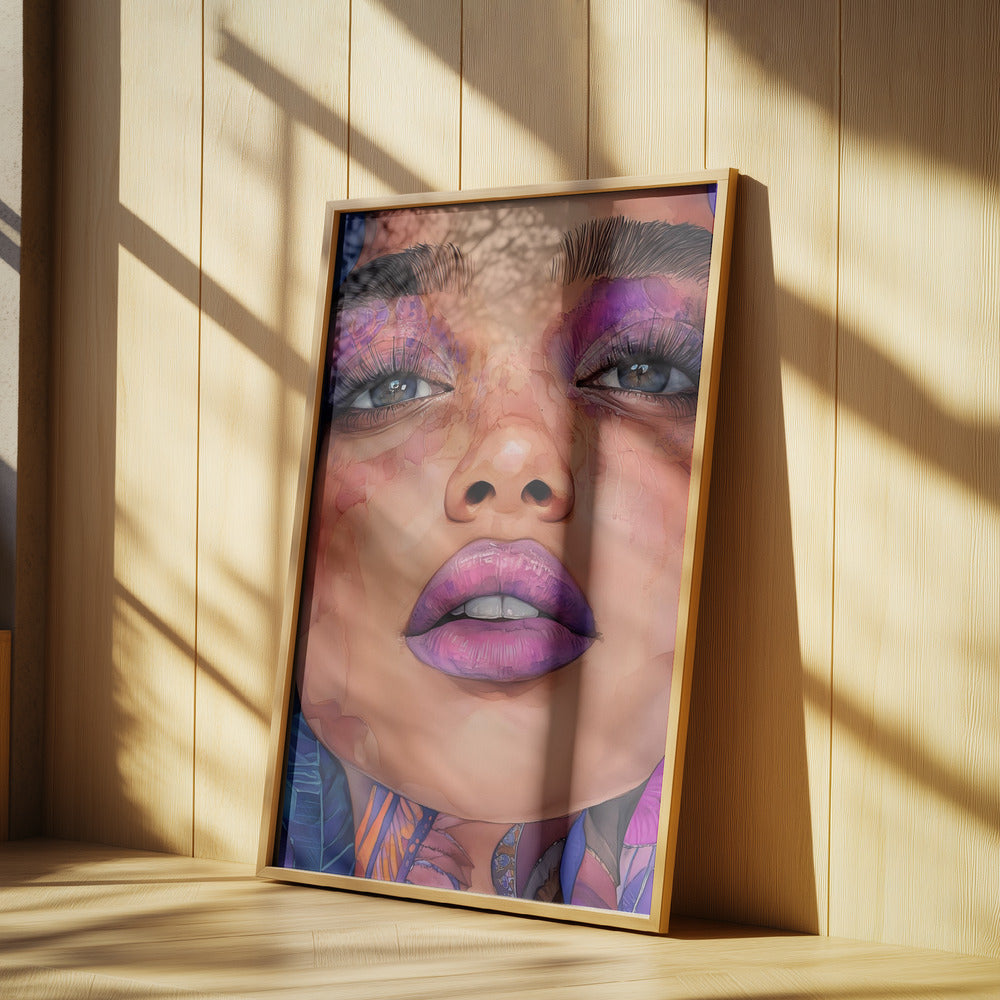 Rosa läppar | Poster