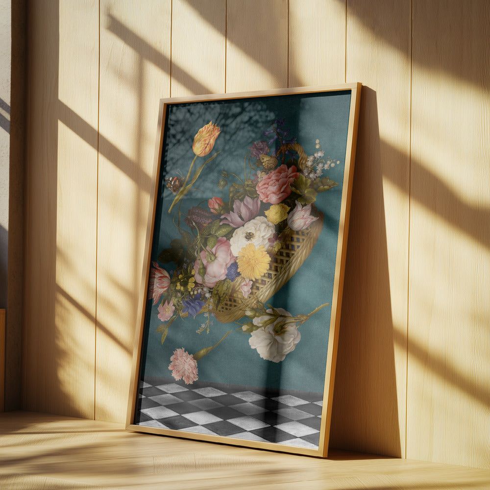 Flytande blomkorg | Poster