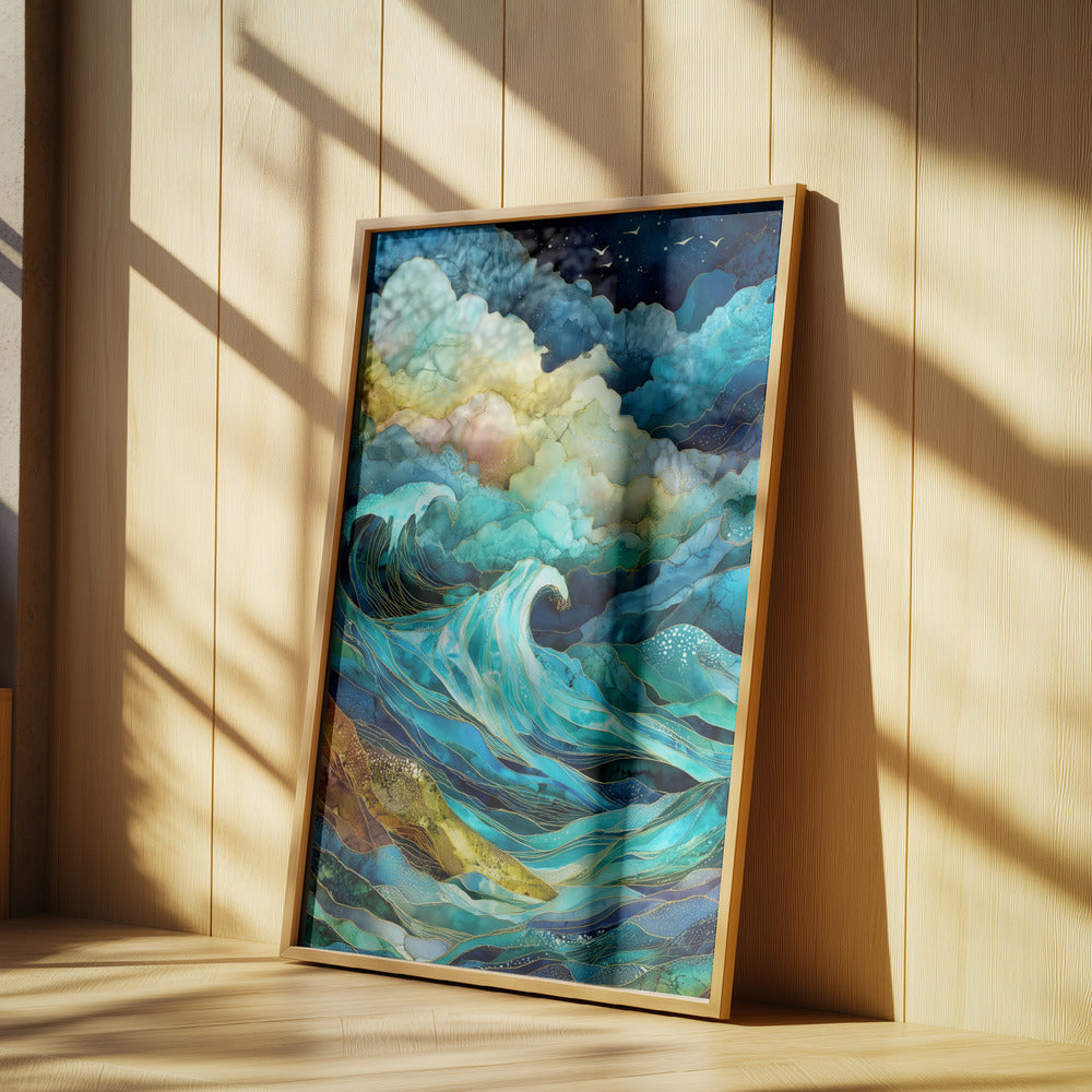 Nautica Sea Art Watercolor (24) | Poster