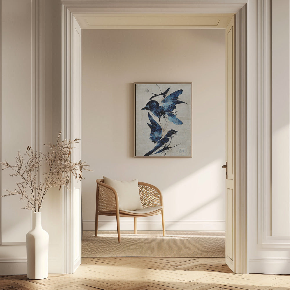 Azurblauer Flug | Poster