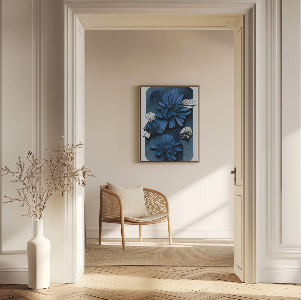 Blue Blossom Depth | Poster