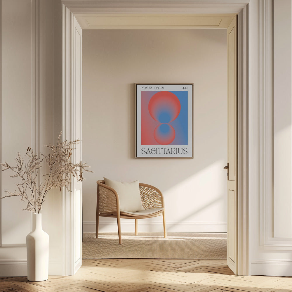 Modern Sagittarius Design | Poster