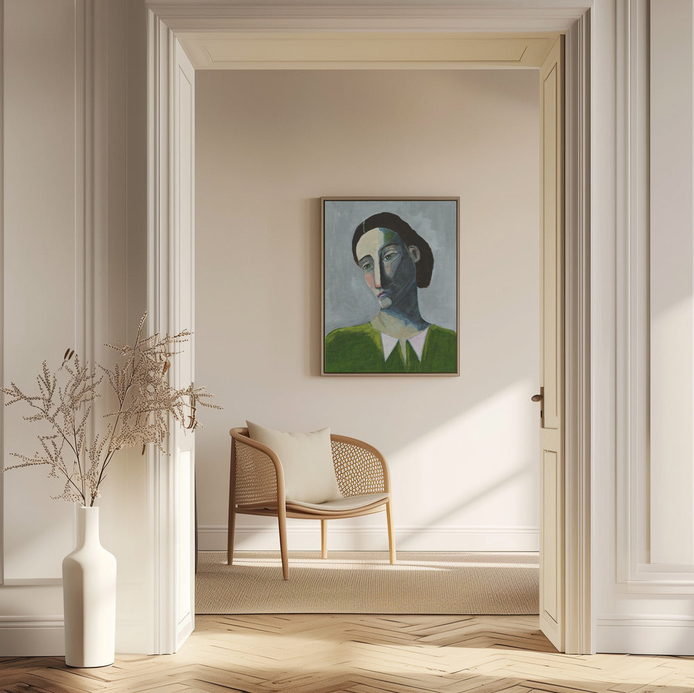 Mujer esperando | Posters - Impresiones de Arte