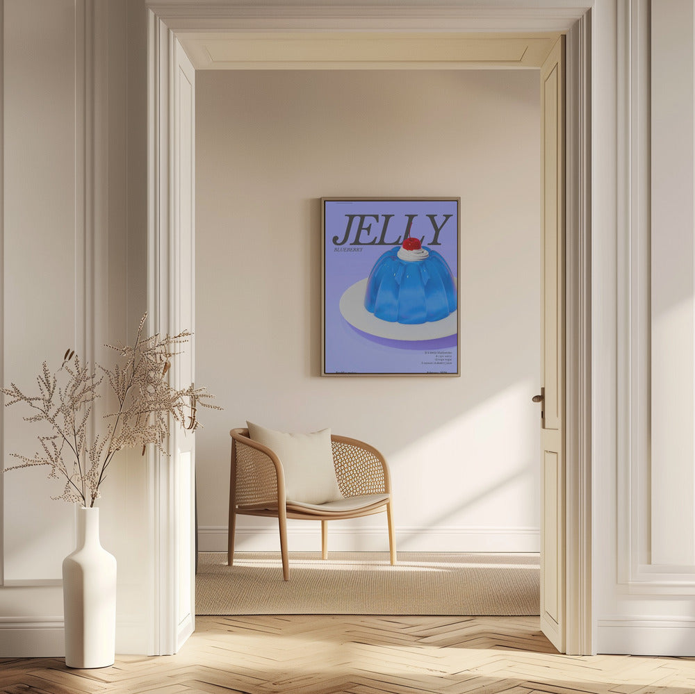 Blå gelé | Poster
