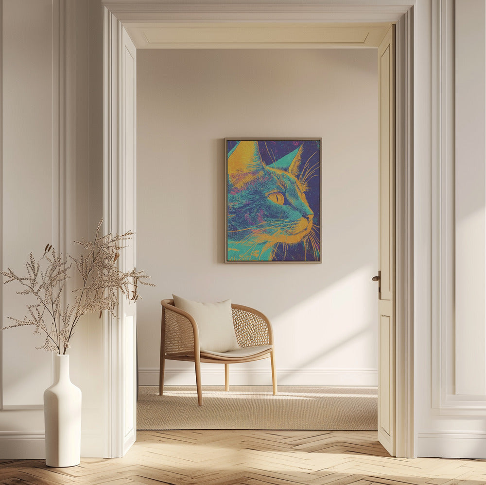 Blå katt | Poster