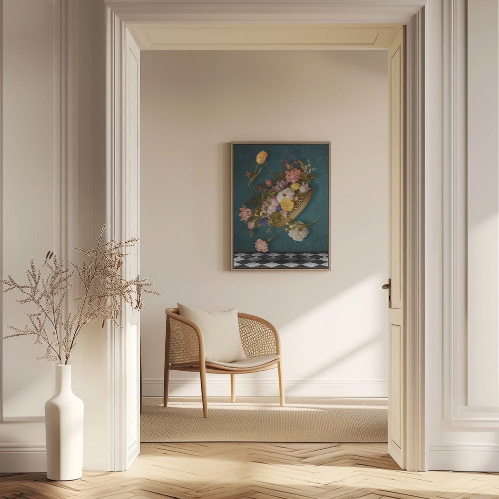 Flytande blomkorg | Poster