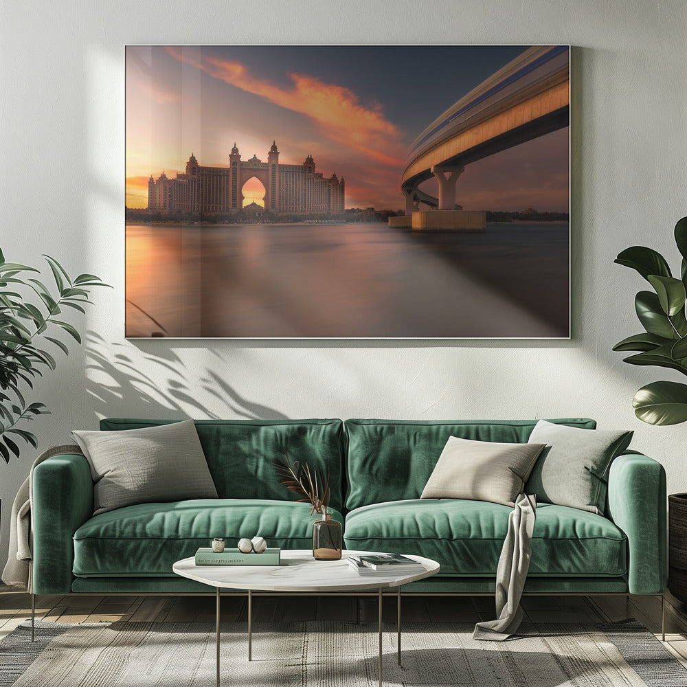 Atlantis Sonnenuntergang | Leinwand-Bilder