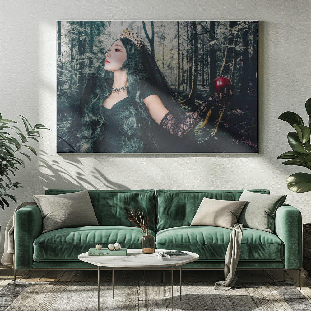 The magic red apple. | Canvas