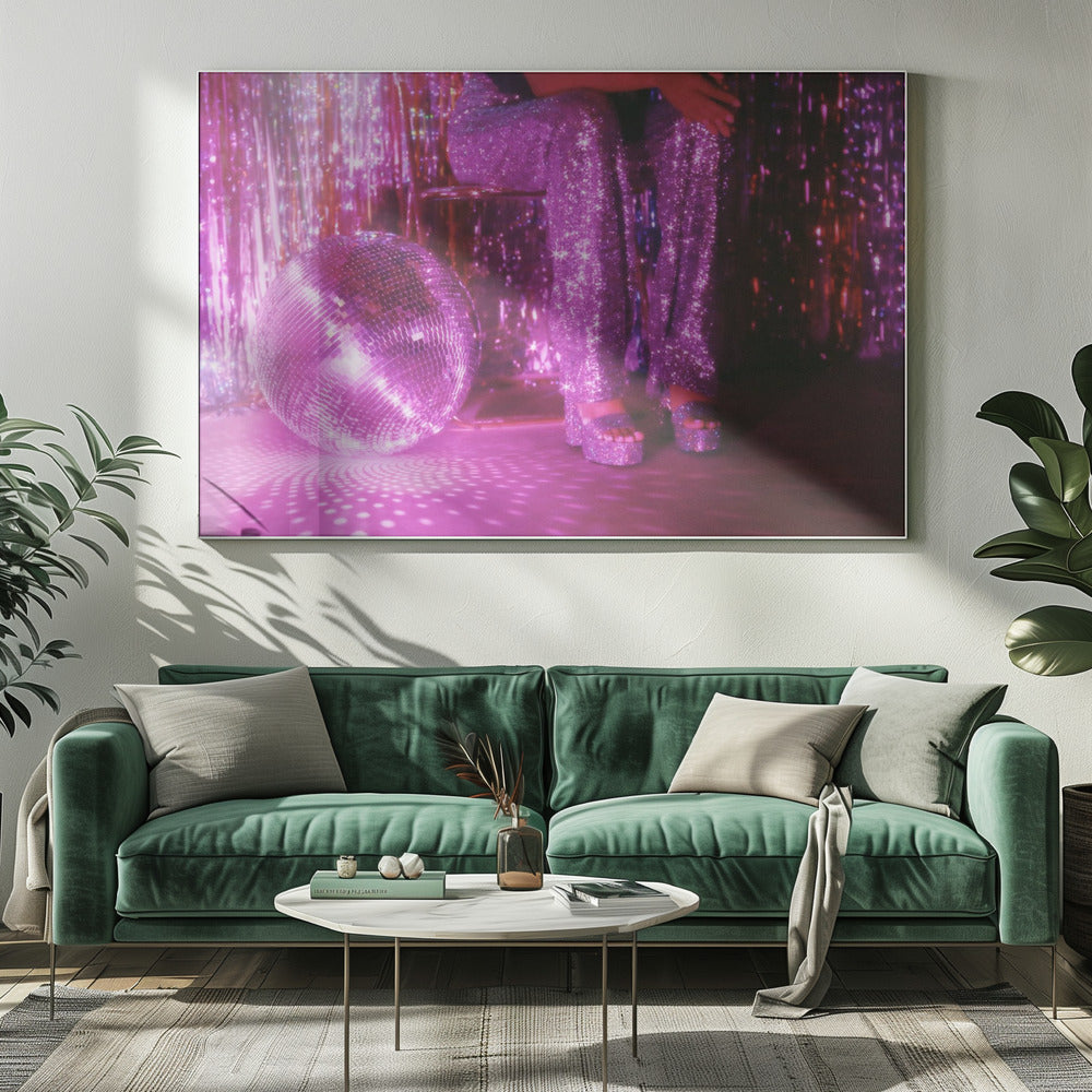 Glitter Disco Vibes | Canvas