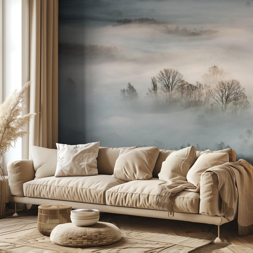 Niebla de invierno | Papel Pintado Fotográfico