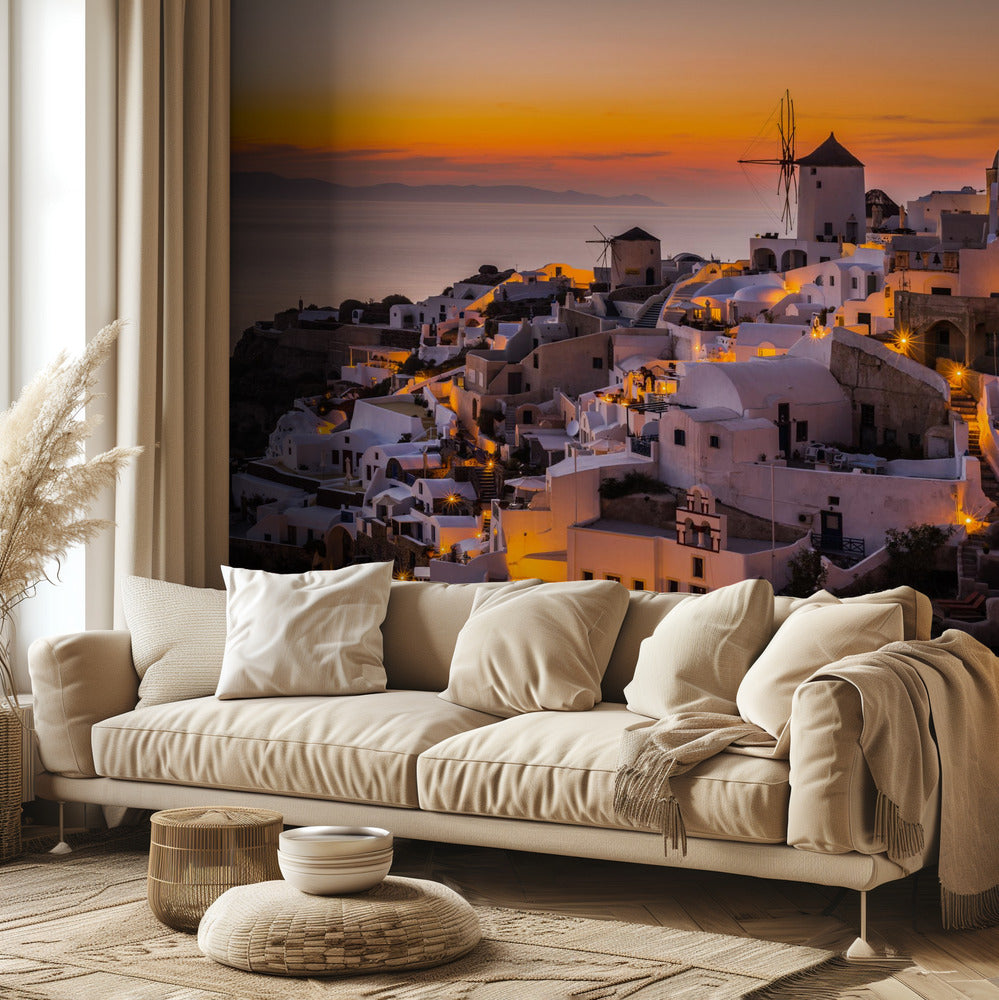 Calispera Santorini | Fototapeter