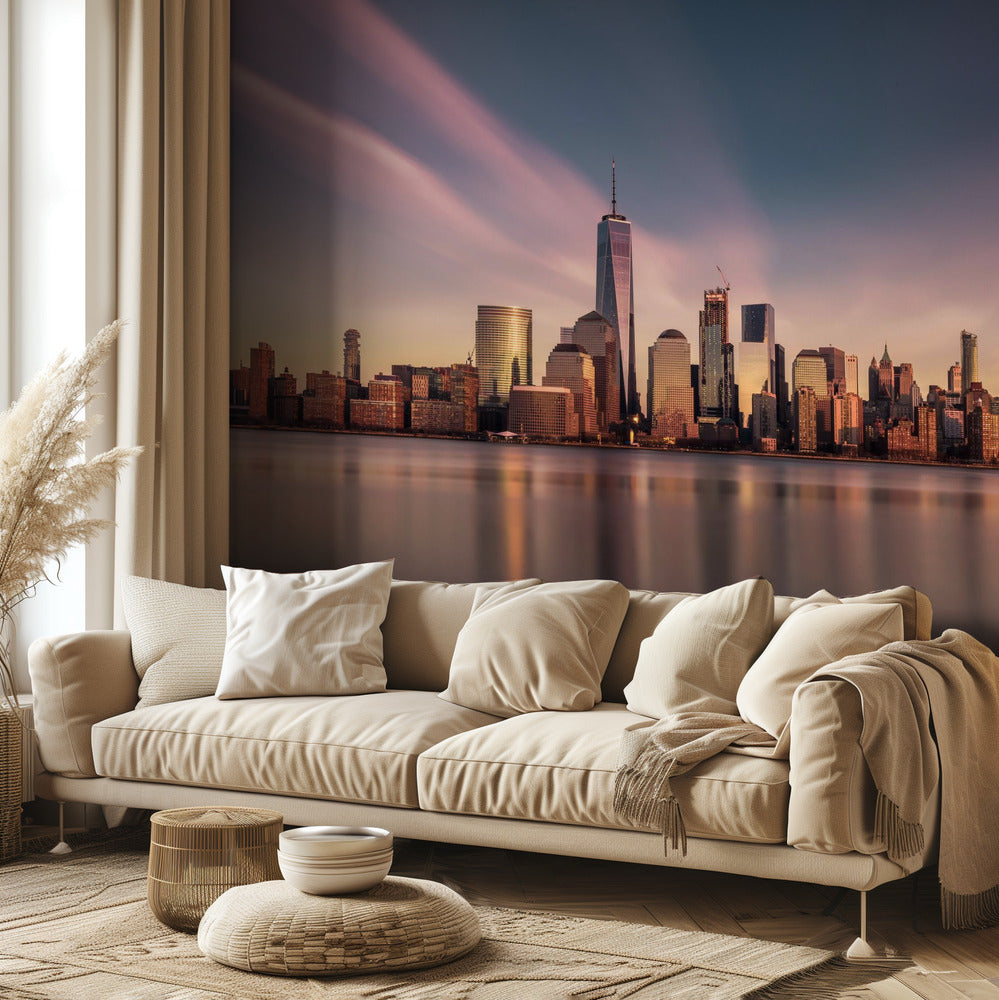Gyldne Manhattan | Fototapeter