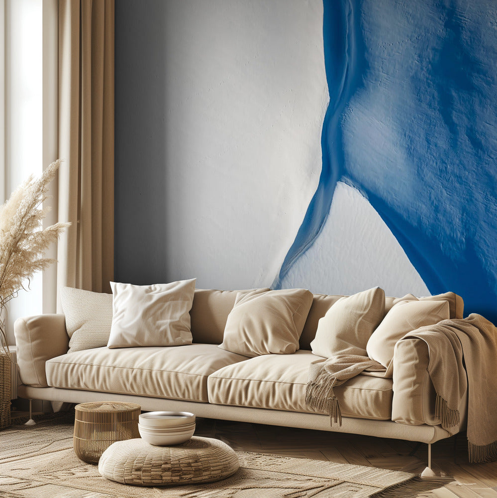 Weiß und Blau | Fototapeten