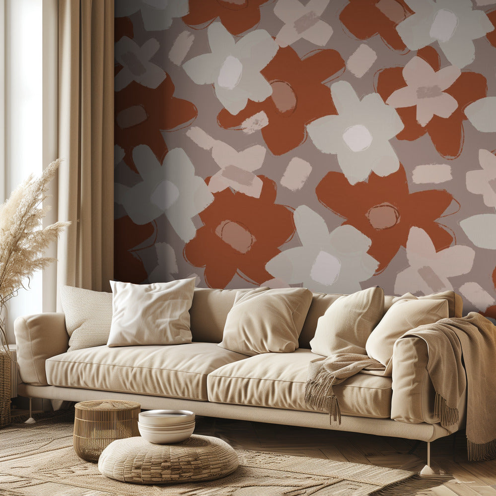 Flores lindas | Papel Pintado Fotográfico