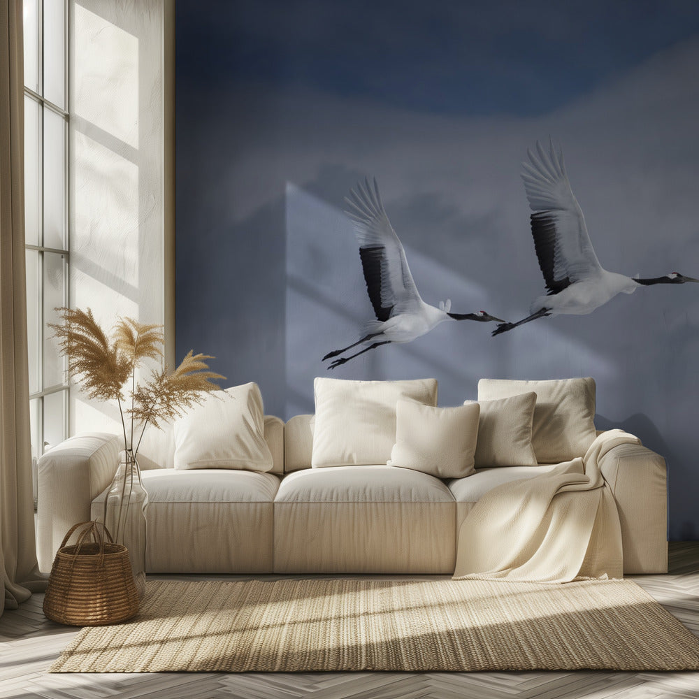 Sandhill en action | Papier Peint Photo