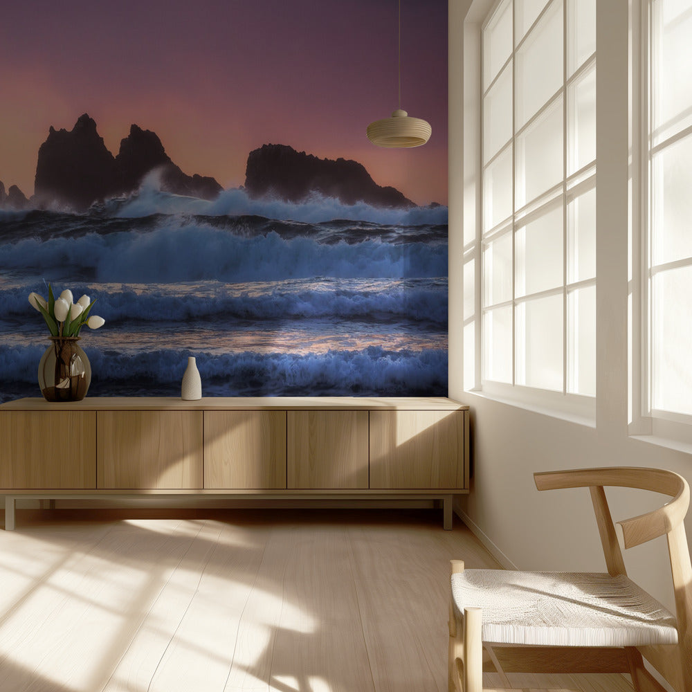 Couches de la plage de Bandon | Papier Peint Photo