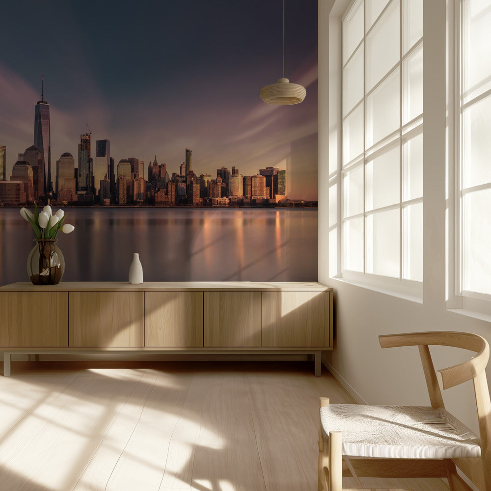 Gyldne Manhattan | Fototapeter