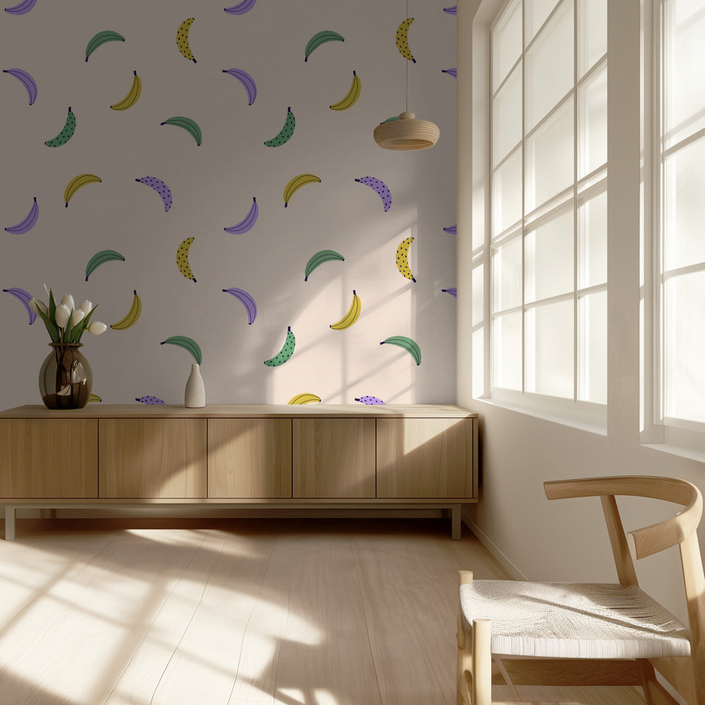Plátanos (diseño de patrón) | Papel Pintado Fotográfico
