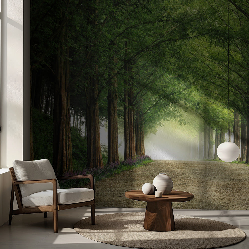 Metasequoia Road | Wallpaper