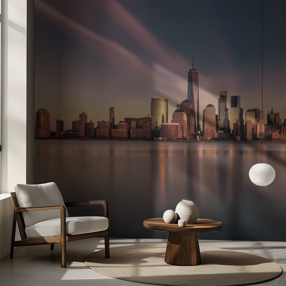 Gyldne Manhattan | Fototapeter