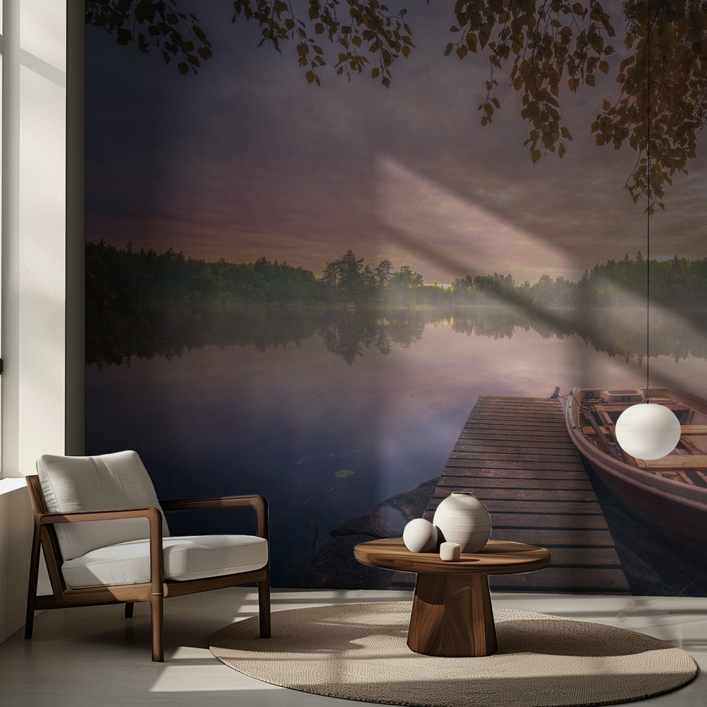 Färgglad sjö | Fototapet
