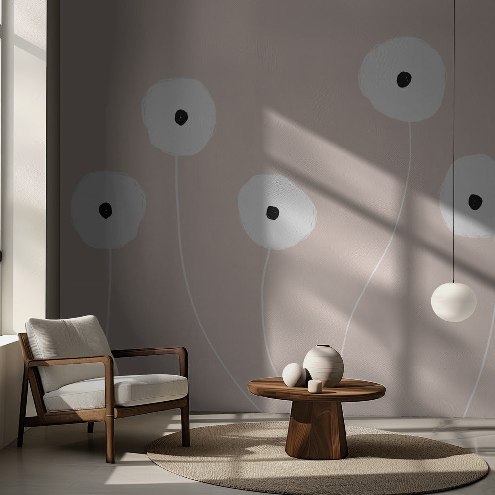 Scandi Flowers | Wallpaper