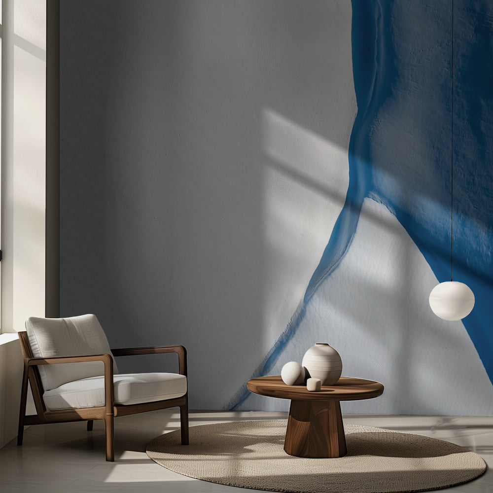 Weiß und Blau | Fototapeten