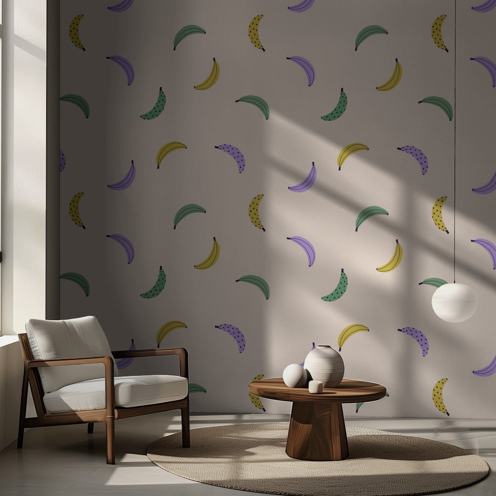 Plátanos (diseño de patrón) | Papel Pintado Fotográfico