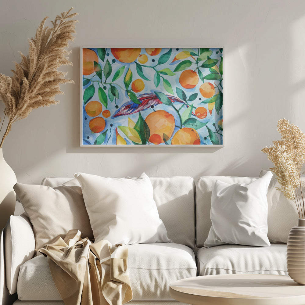 Orange Blå | Poster
