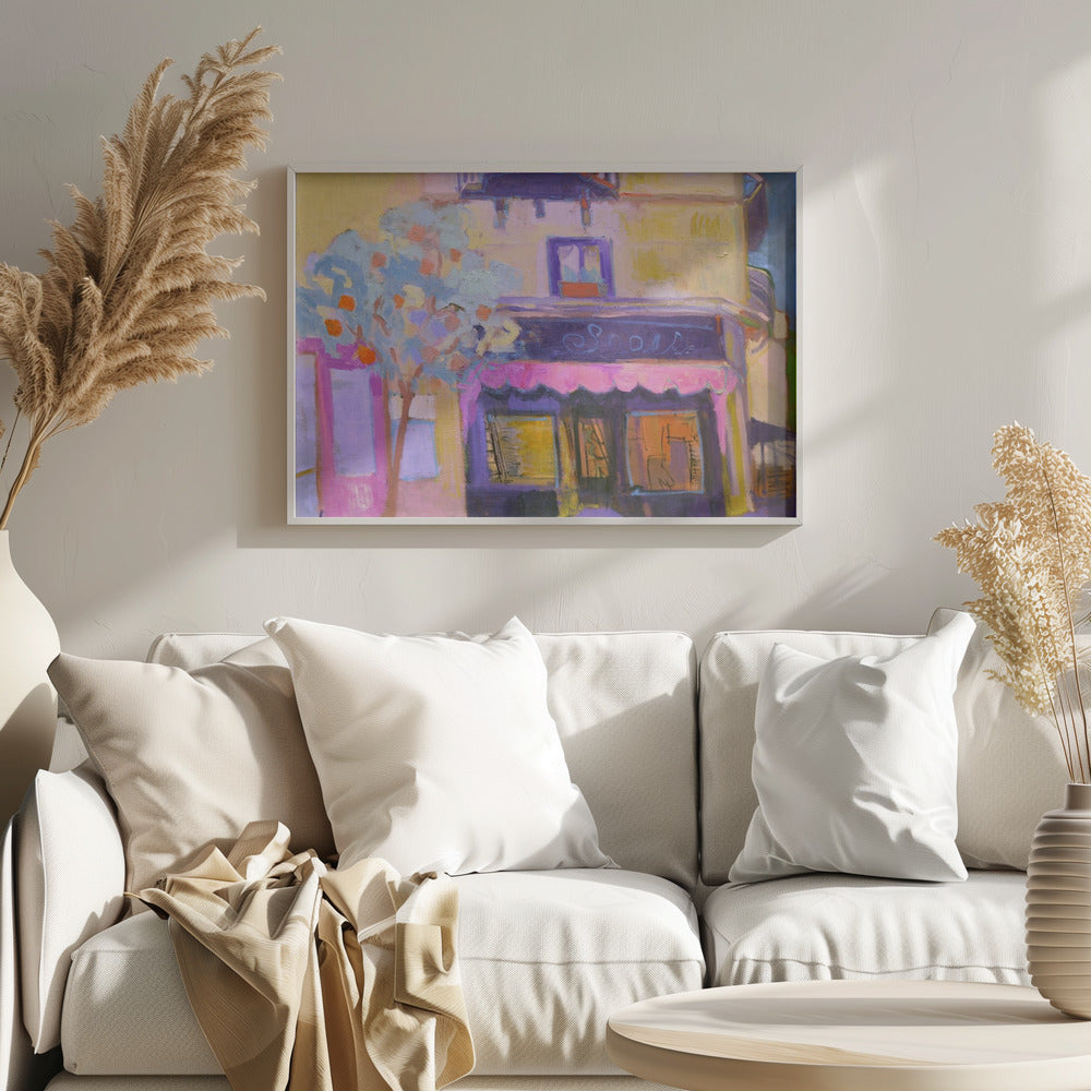 Vibrant Café Scene | Poster
