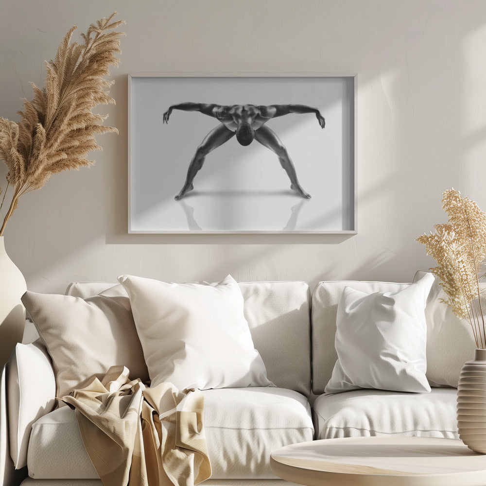 Metallisk Nude 3 | Poster