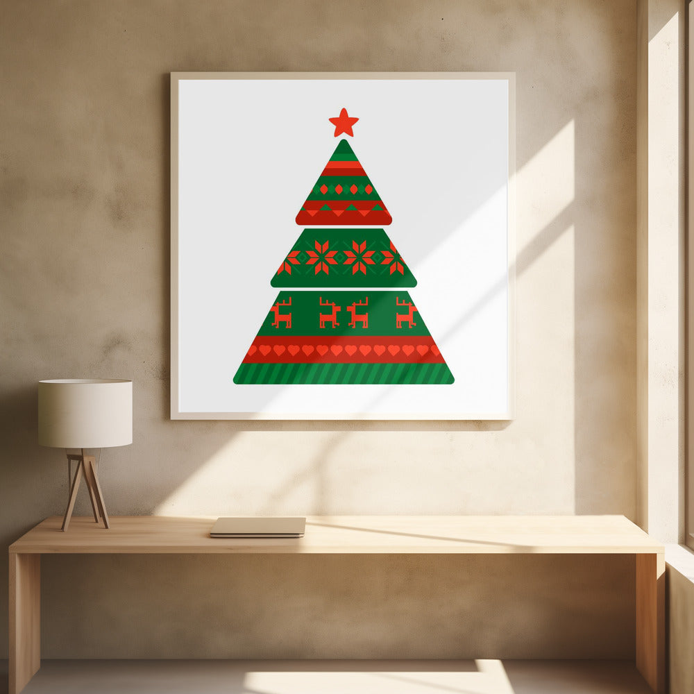 Festive Tree Layers | Poster