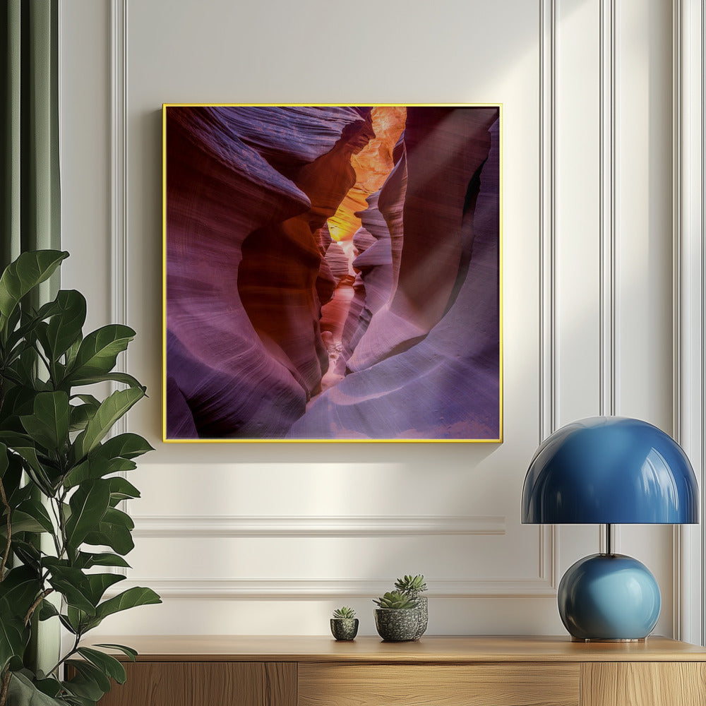 Fire in Canyon | Poster