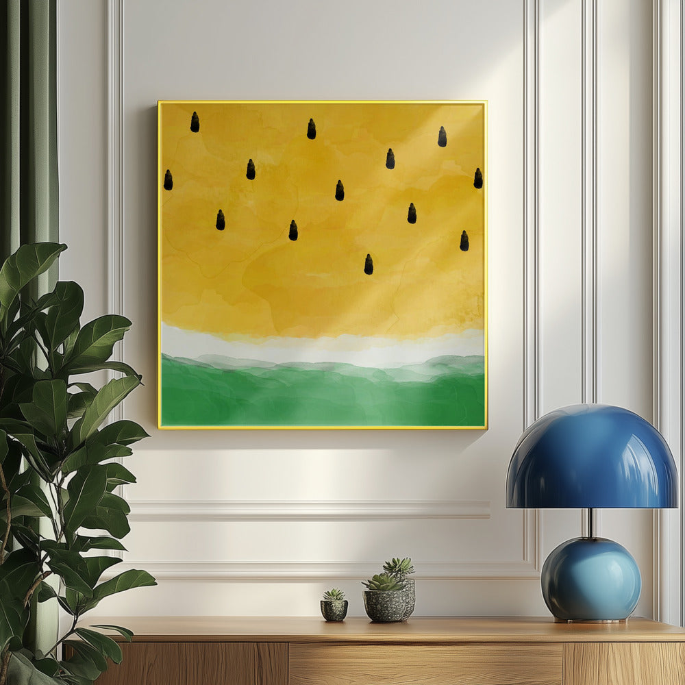 Gul vattenmelon | Poster
