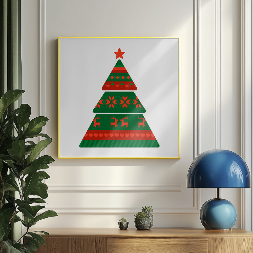 Festive Tree Layers | Poster