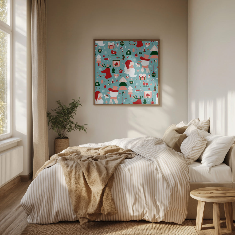 Festive Christmas Pattern | Poster