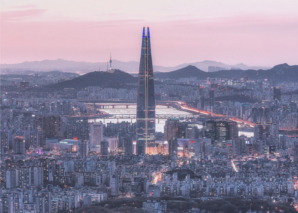 città di Seul | Carta da Parati Fotografica