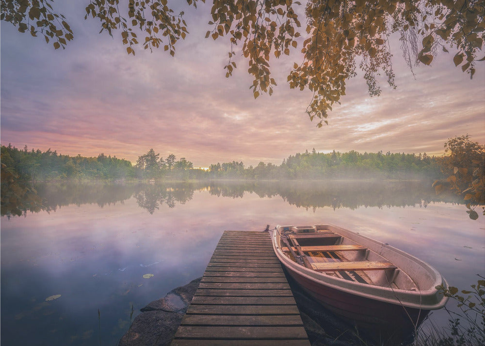 Färgglad sjö | Fototapet