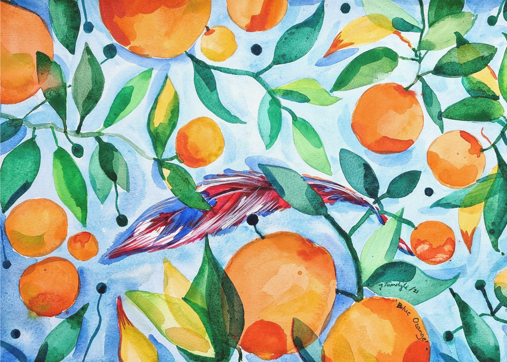 Orange Blå | Poster