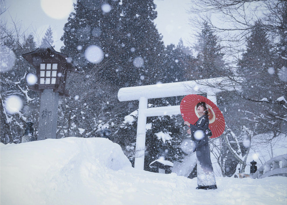 Vinterhelgedom i Japan | Canvas