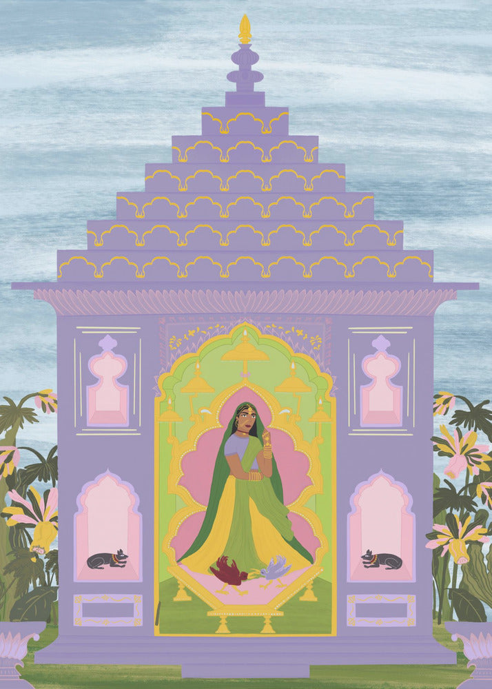 Jardin indien | Tableaux sur Toile
