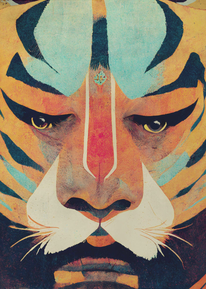 Tigre fort | Tableaux sur Toile