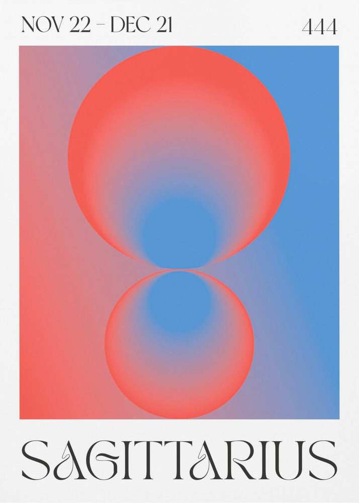 Modern Sagittarius Design | Poster