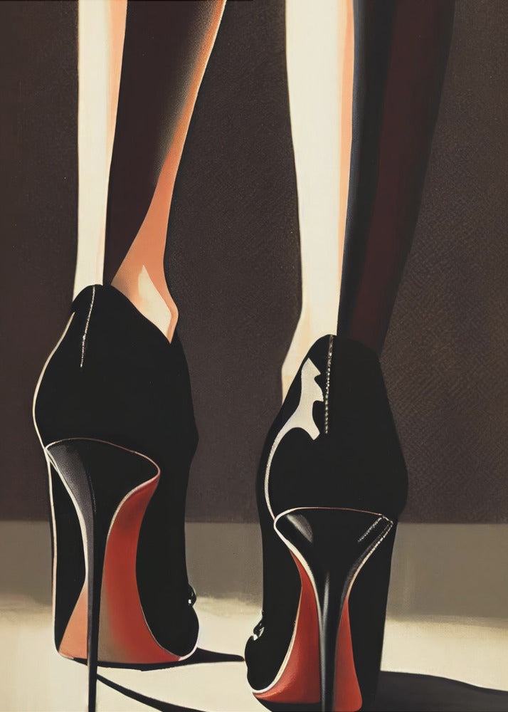 Snygg stiletto-strut | Poster