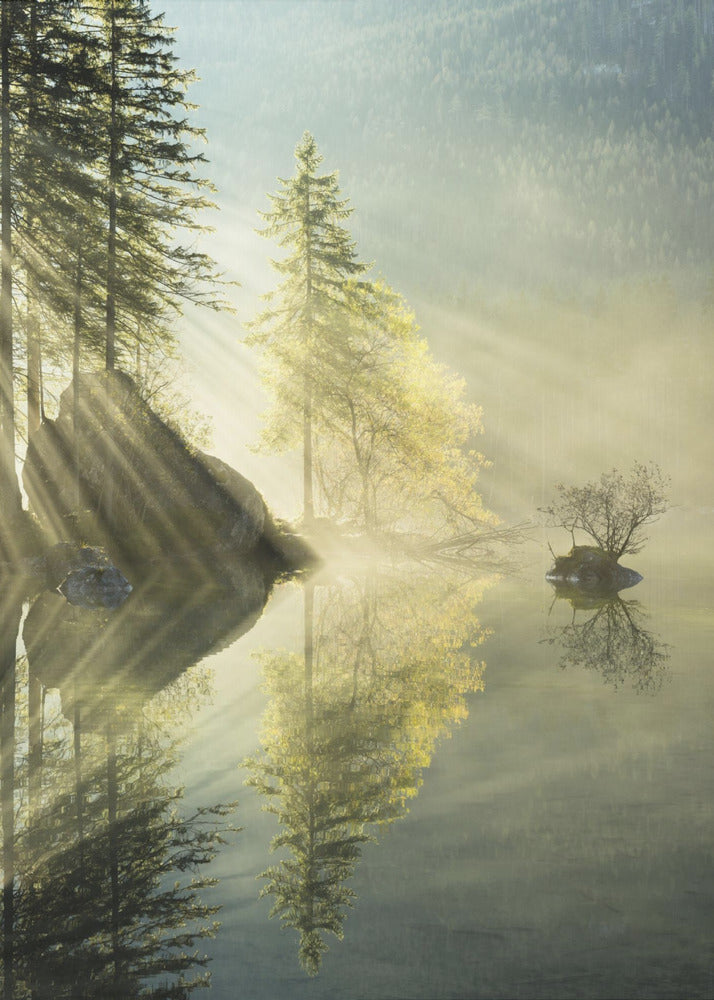 God Rays vertical | Canvas