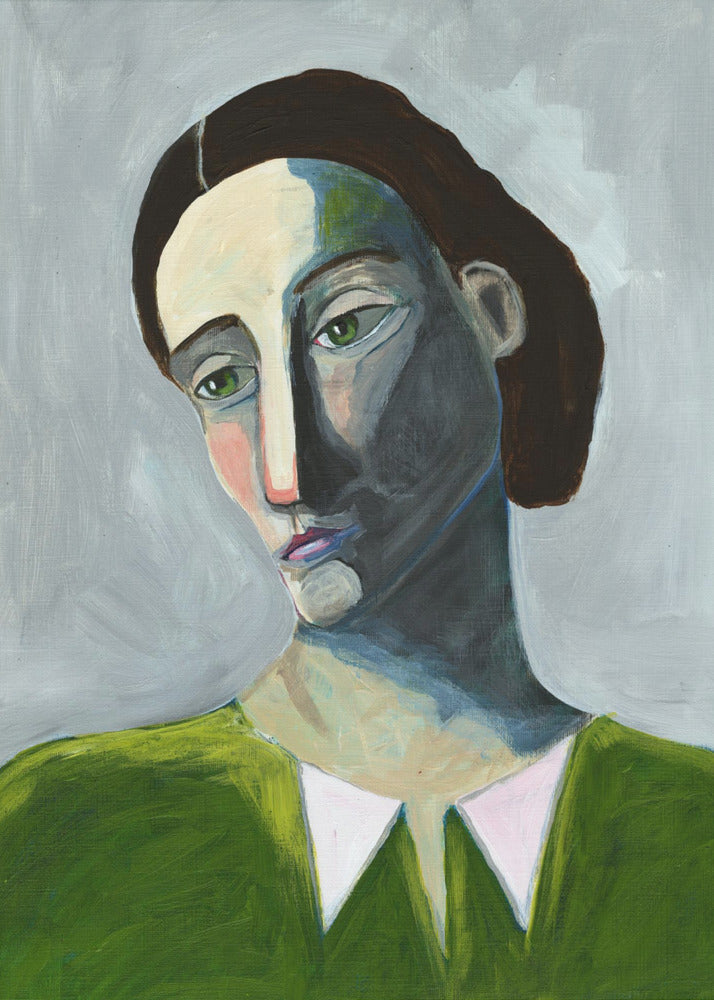 Mujer esperando | Posters - Impresiones de Arte