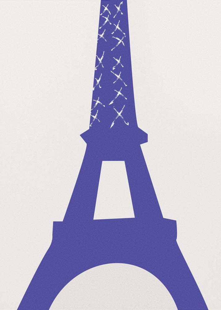 Eiffel Azul | Impresiones en Lienzo