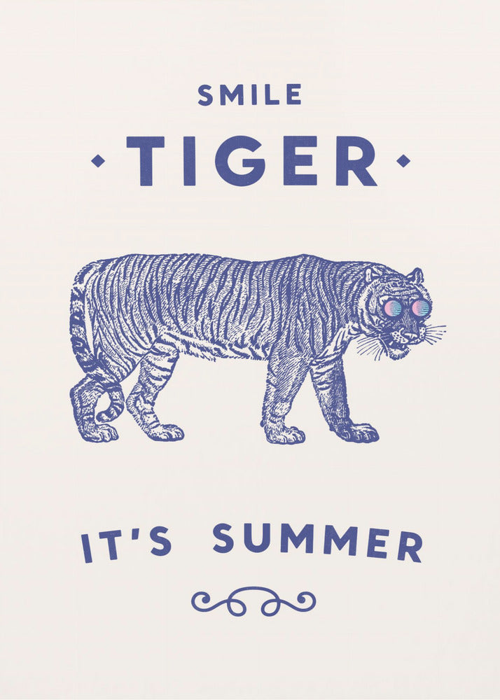 Smil Tiger | Lærredsbilleder