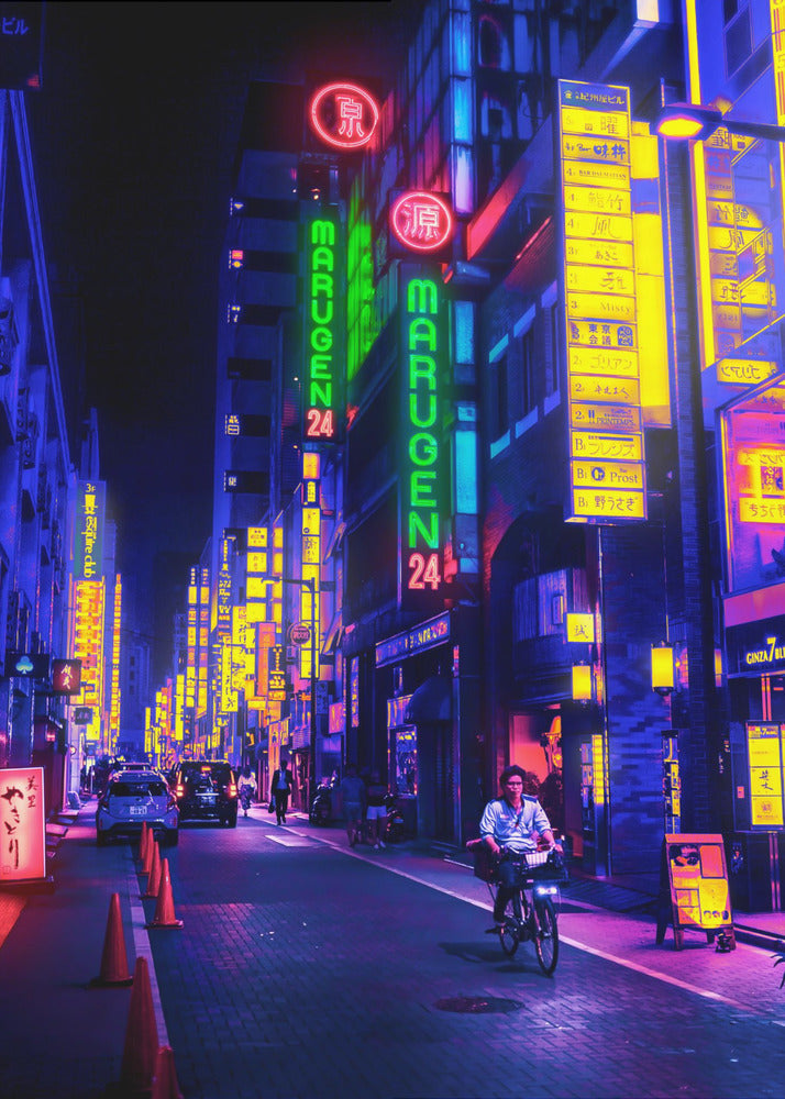 Neonkatu | Canvastaulut
