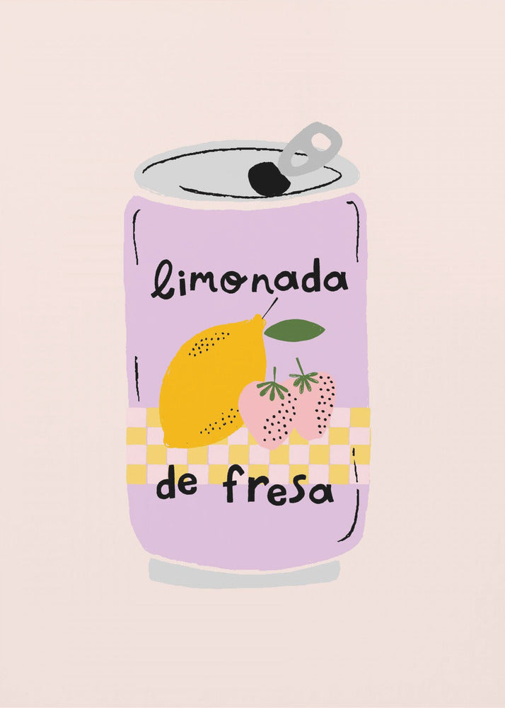 Limonata alla fragola | Stampe su Tela